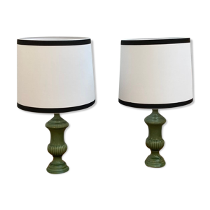 paire de lampes céramique