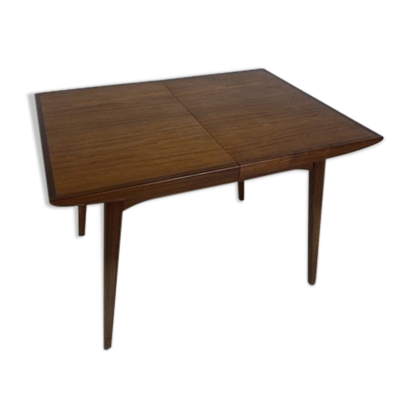 Vintage teak dining table Louis Van Teeffelen 1960s