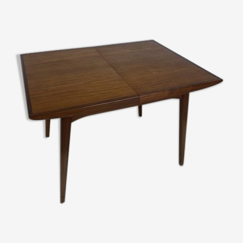 Vintage teak dining table Louis Van Teeffelen 1960s