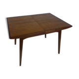 Vintage teak dining table Louis Van Teeffelen 1960s