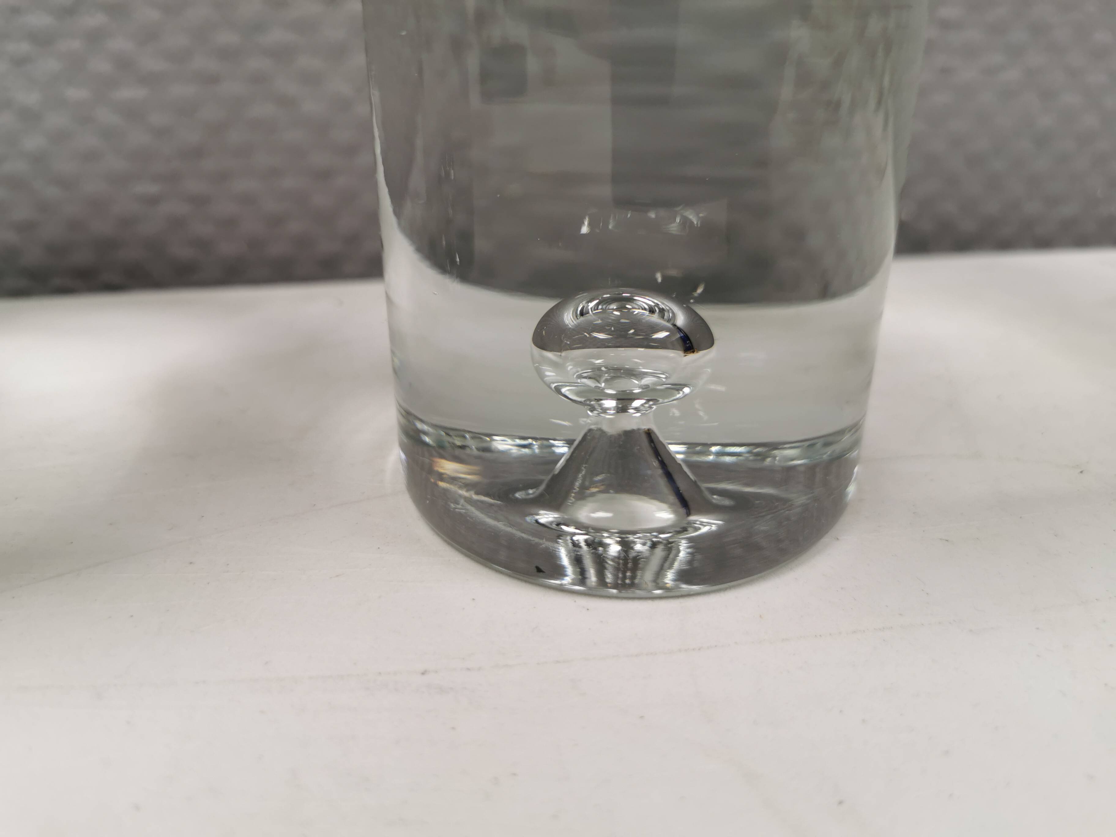 Two crystal glass vases from Polish Krosno glass