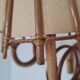 Pair of rattan wall lamps 1960