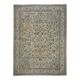 1960s Vintage Persian Handmade Wool Cotton Beige Area Rug 292x395