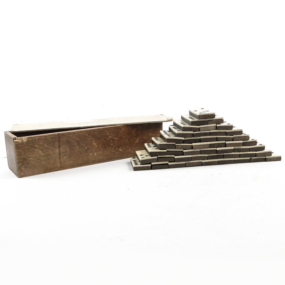 Postmodern domino game, Poland, 1950s, set of 28