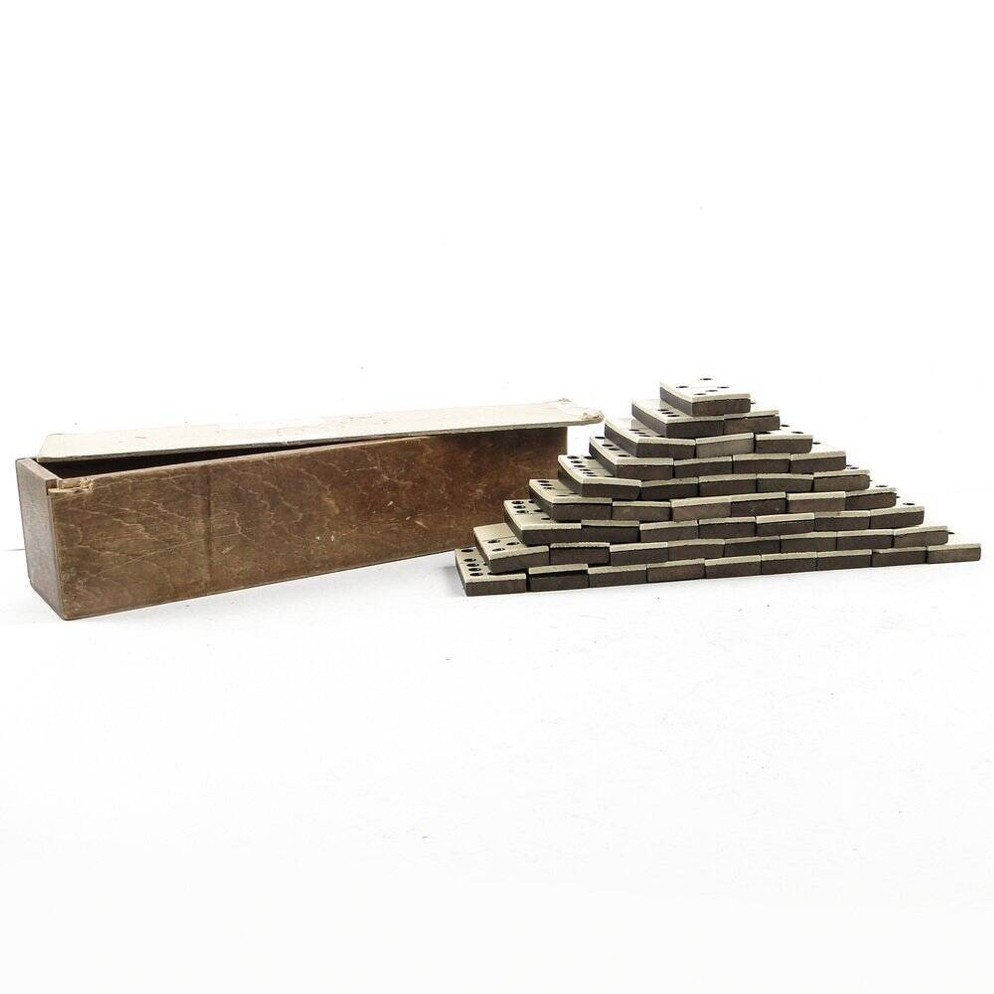 Postmodern domino game, Poland, 1950s, set of 28