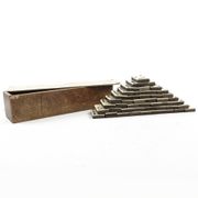 Postmodern domino game, Poland, 1950s, set of 28