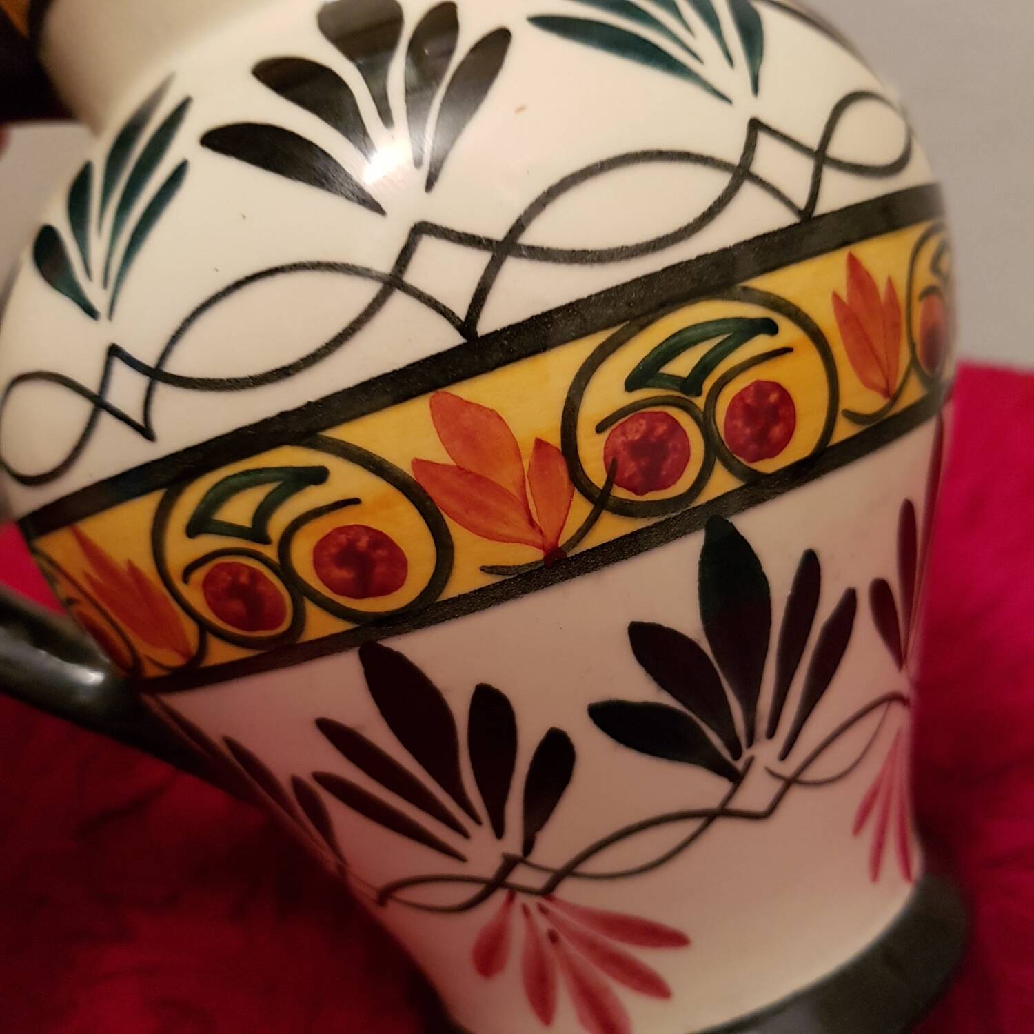 St Jean de Bretagne ceramic pitcher