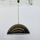 Mushroom hanging lamp brown , 1970s