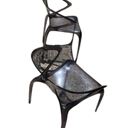 Pair of chairs "ava" bridge by Song Wen Zhong for roche bobois