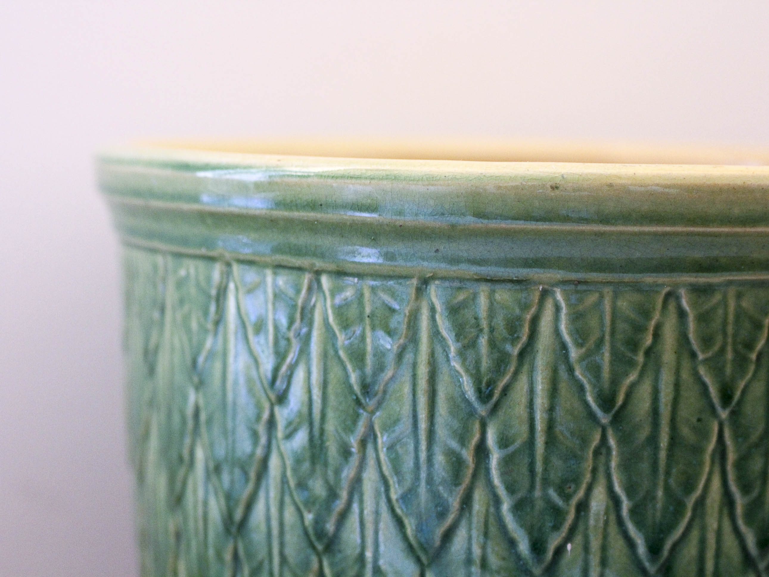 Ceramic pot cover Leon Lehmann et Fils