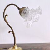 Table lamp in brass art deco tulip 1930