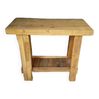 100cm old solid wood table
