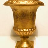 Medici basin in gilded ceramic
