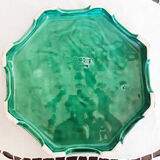 Digoin art deco trivet, vintage French, 1940s