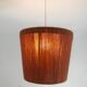 Orange wool lampshade