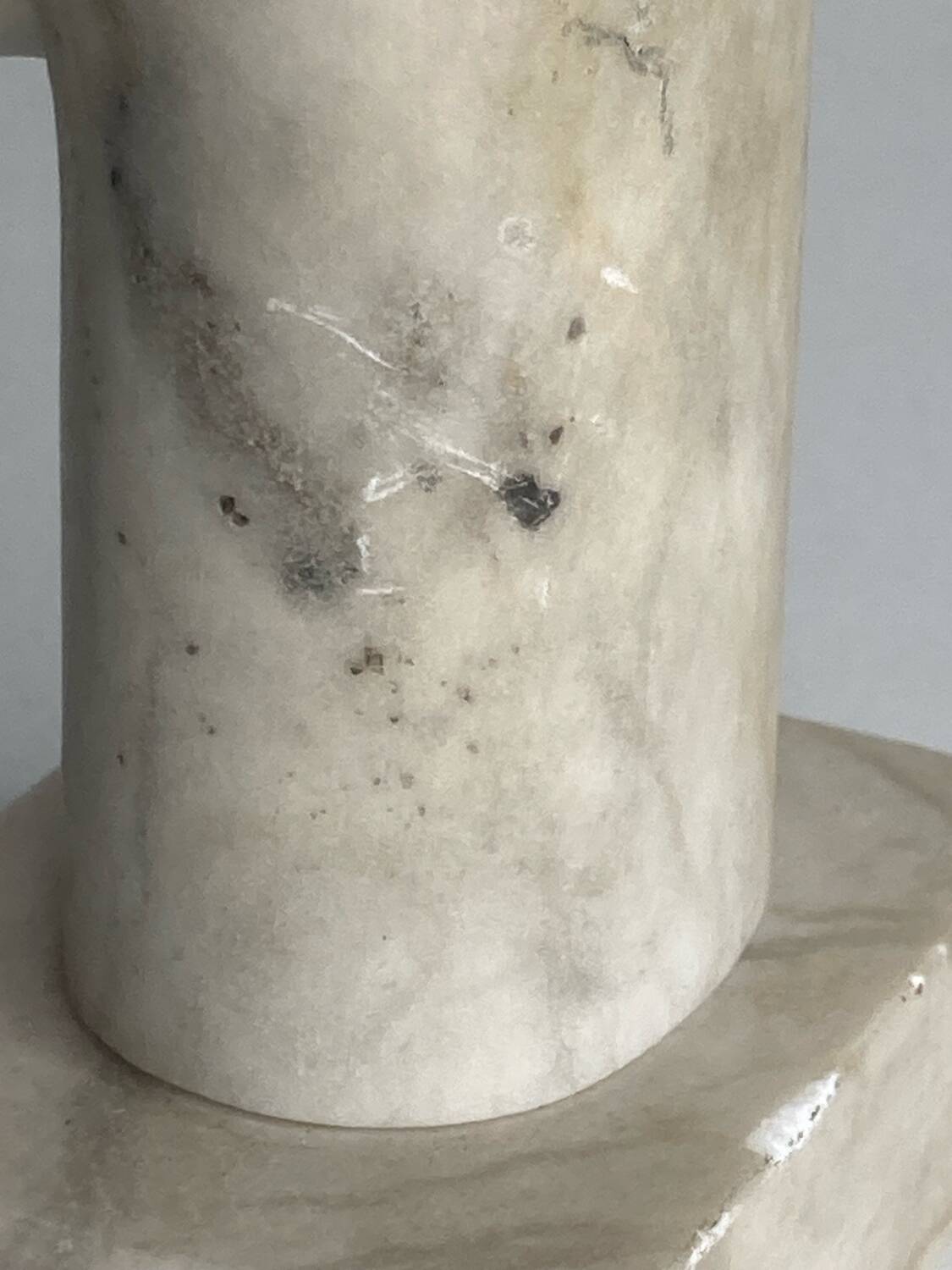 Greek marble idol statue