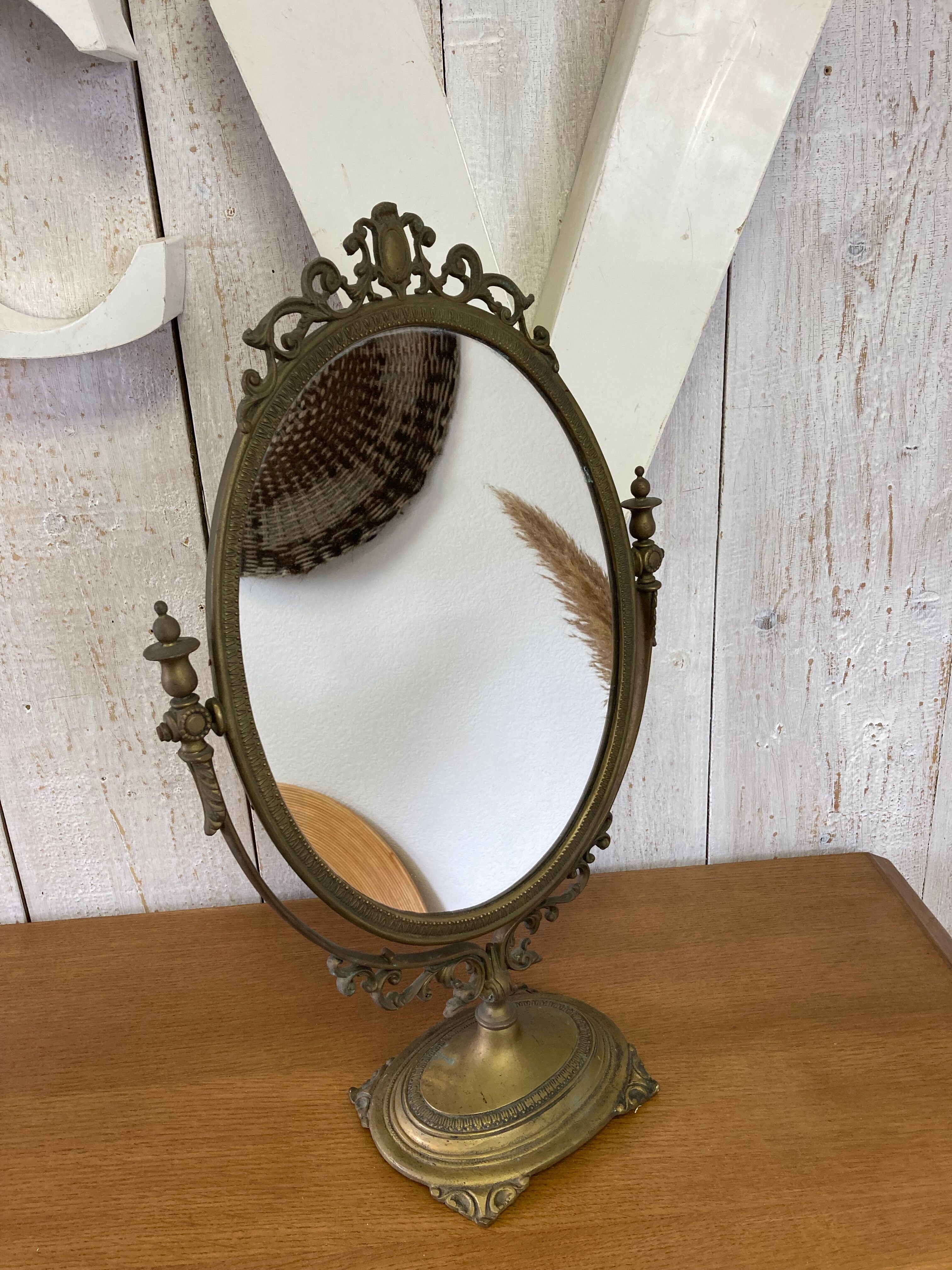 Miroir ancien doré