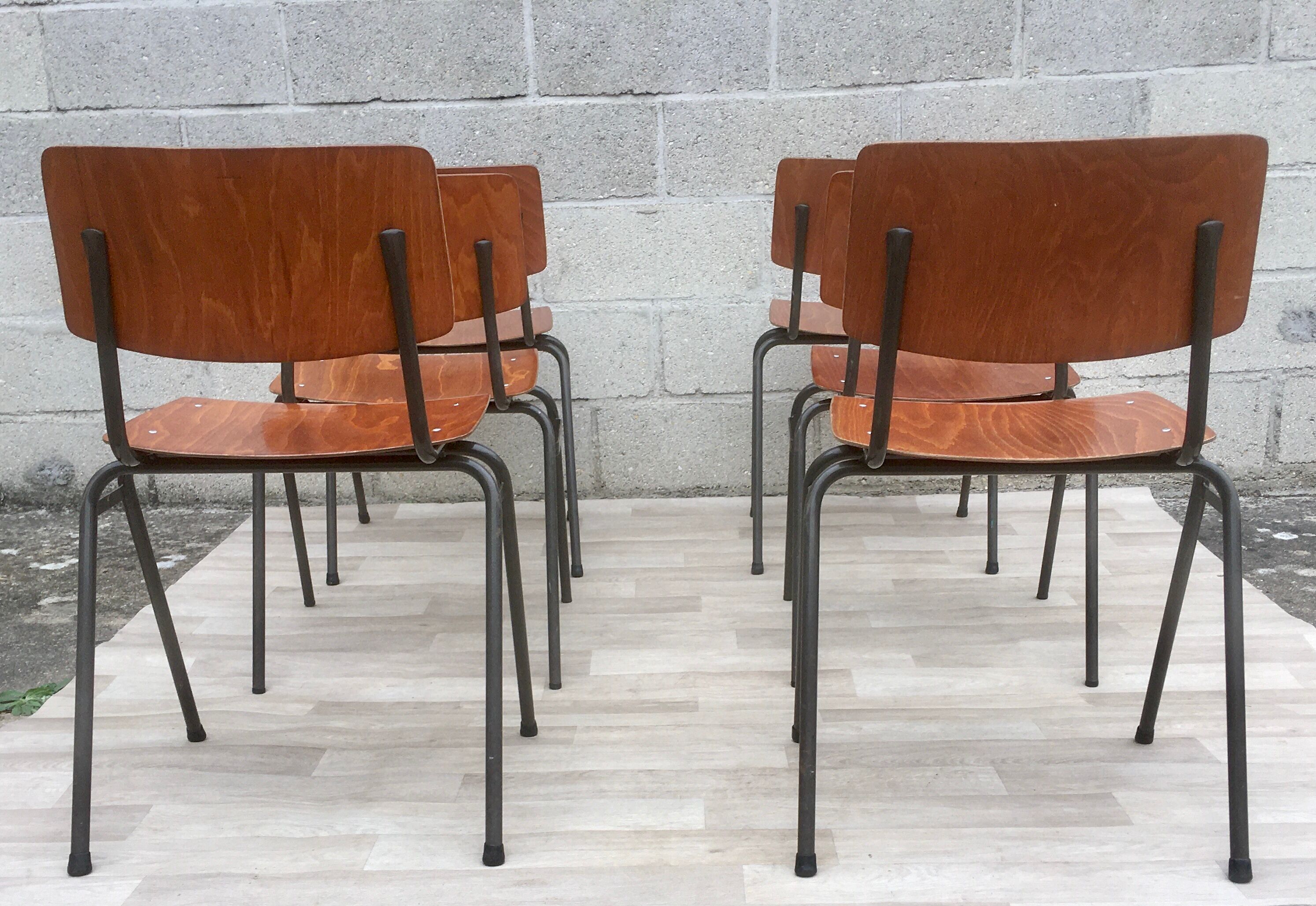Set of 6 vintage Marko chairs