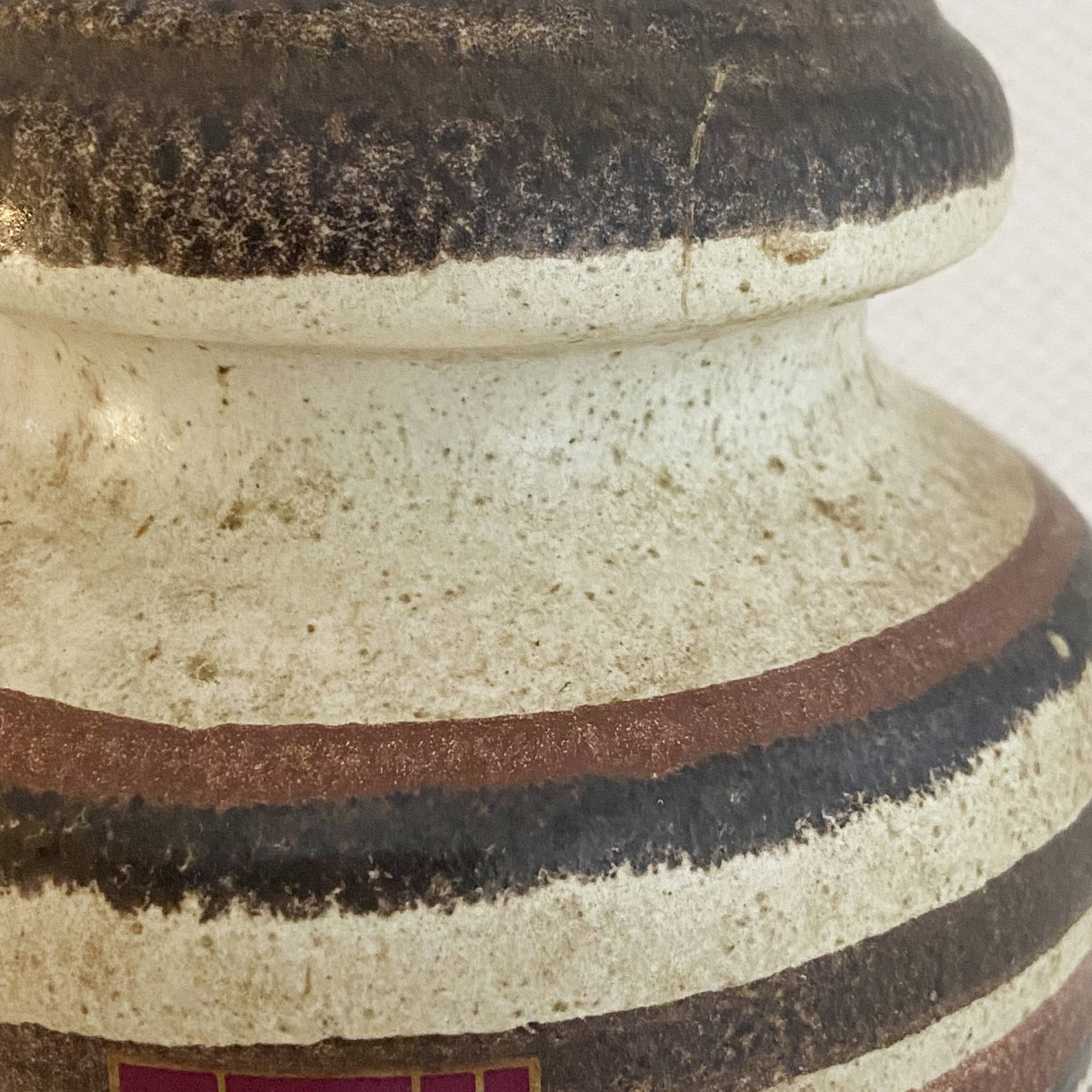 Vintage Scheurich vase in ceramic West Germany / 1960s