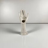 White porcelain single-stem vase