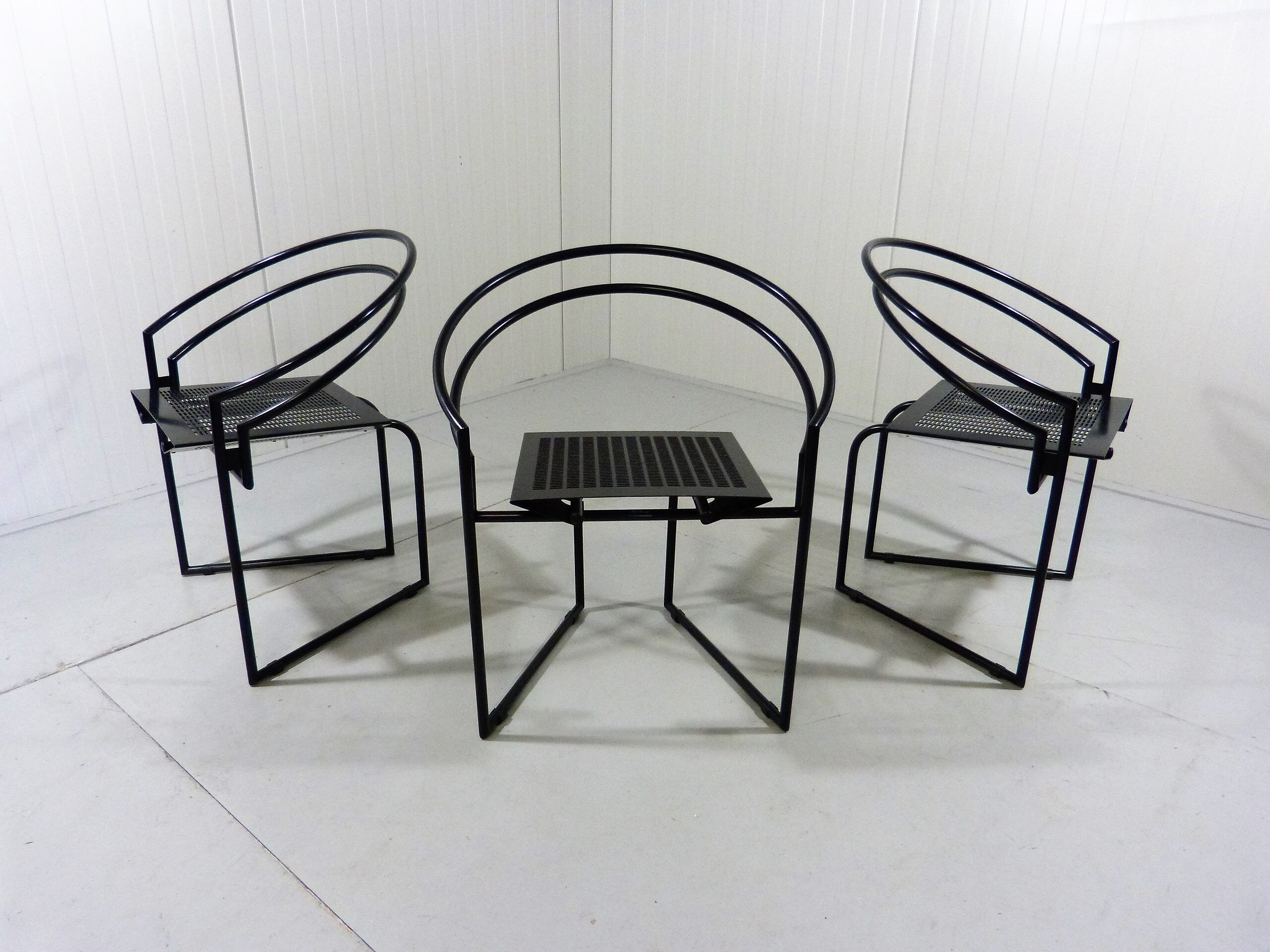 Set of 3 La Tonda chairs by Mario Botta for Alias, Italy 1987