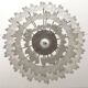 Lucite 1960 three-tier chandelier s