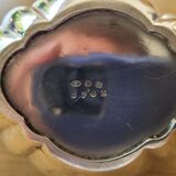 Chiseled silver teapot