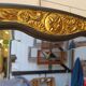 ART DECO BLACK AND GOLD MIRROR (1925-1945)