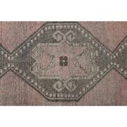 Vintage Turkish Handmade Wool Oushak Runner Rug 121x352