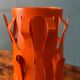 Ikea kajuta - table lamp with orange metal lampshade
