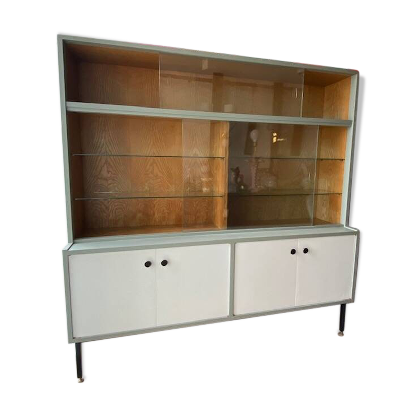 Vintage display cabinet bookcase