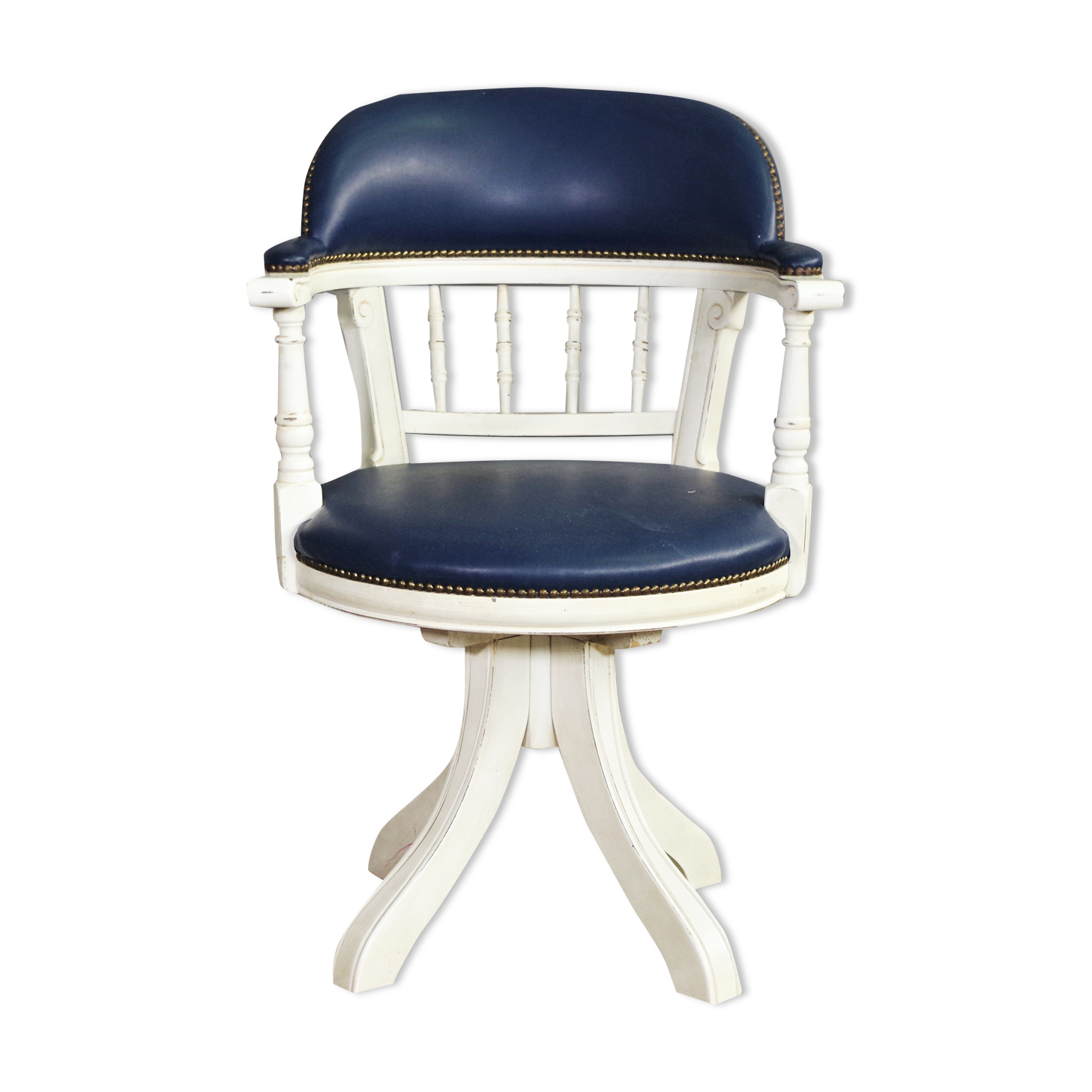 Swivel armchair maritime style 80s