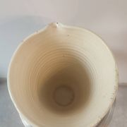Large conical pitcher vase Accolay ceramics