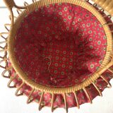 Rattan and Provencal fabric worker