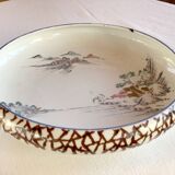 Rice dish with snowy landscape decoration 1830 Japan