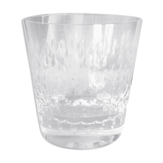 Seau à glaces ou glaçons en cristal de baccarat modèle grain de riz