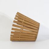 Scandinavian basket in vintage wood, 1960