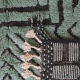 Water Green Textured Rug - 292 x 202 cm