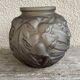 Art Deco frosted glass ball vase.