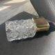 Wall lamp in glass and brass 60s