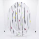 Mid century hand painted platter