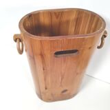 Vintage solid pine umbrella rack