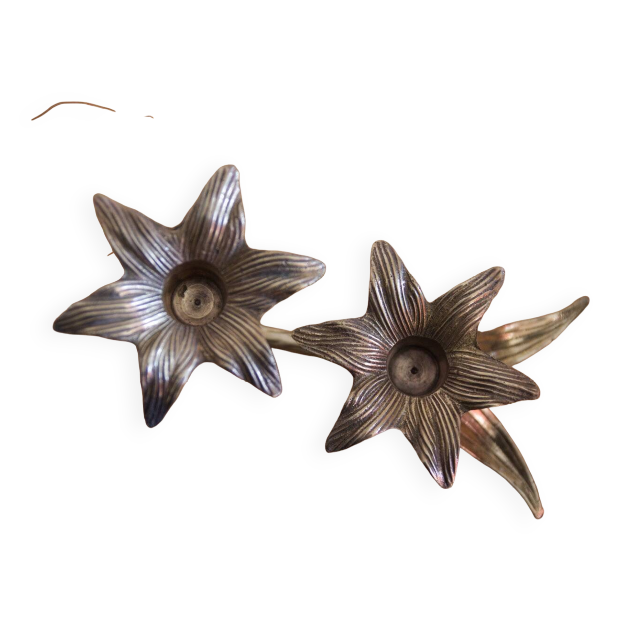 Flower candle holder