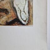 Poster after Marc Chagall "the red roofs" 63 cm by 75 cm