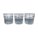 Set of 3 old jam glass jars