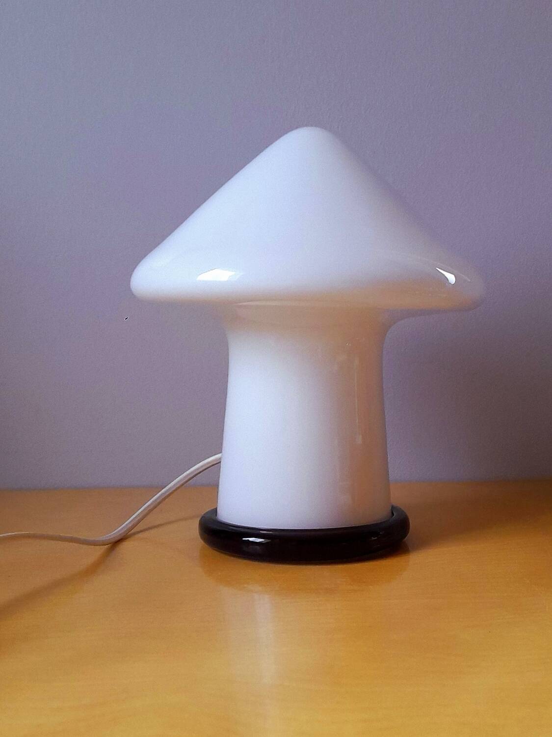 Murano glass mushroom lamp, 1970.