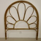 Vintage rattan headboard