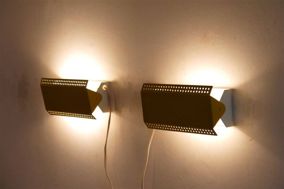 Vintage Scandinavian wall lights from the 1970s
