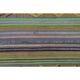 Tapis vintage turc Oushak fait main en laine et coton vert, années 1970