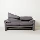 Vico Magistretti Maralunga 2-seater / loveseat for Cassina, Italy, 1980s, g
